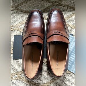NIB Johnston and Murphy Knowland Penny Loafers Brown, 10-1/2